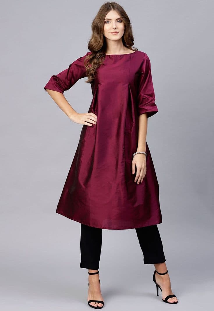 Boat Neck Kurti