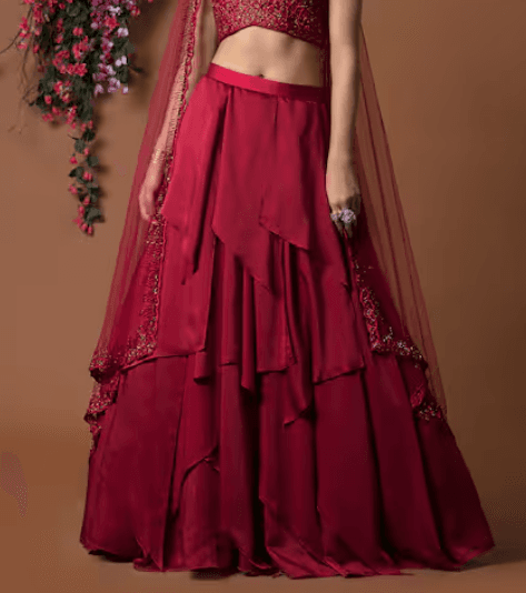 Multilayered lehenga