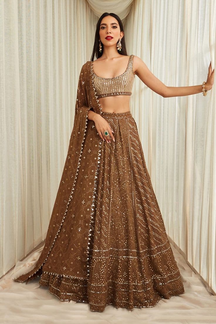 A line Lehenga