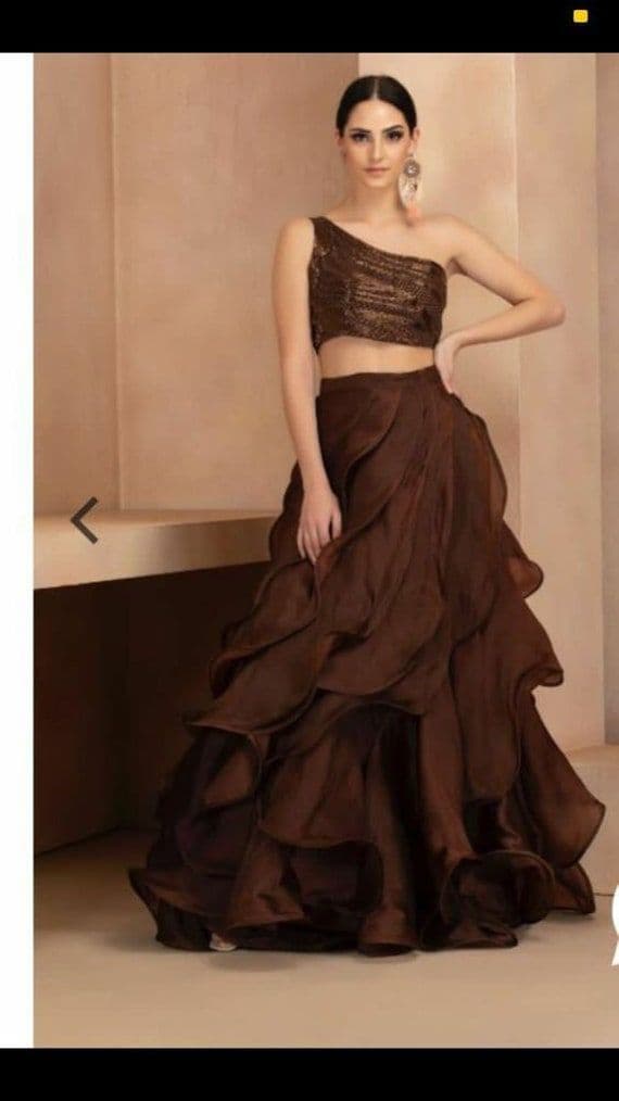 Ruffle Lehenga