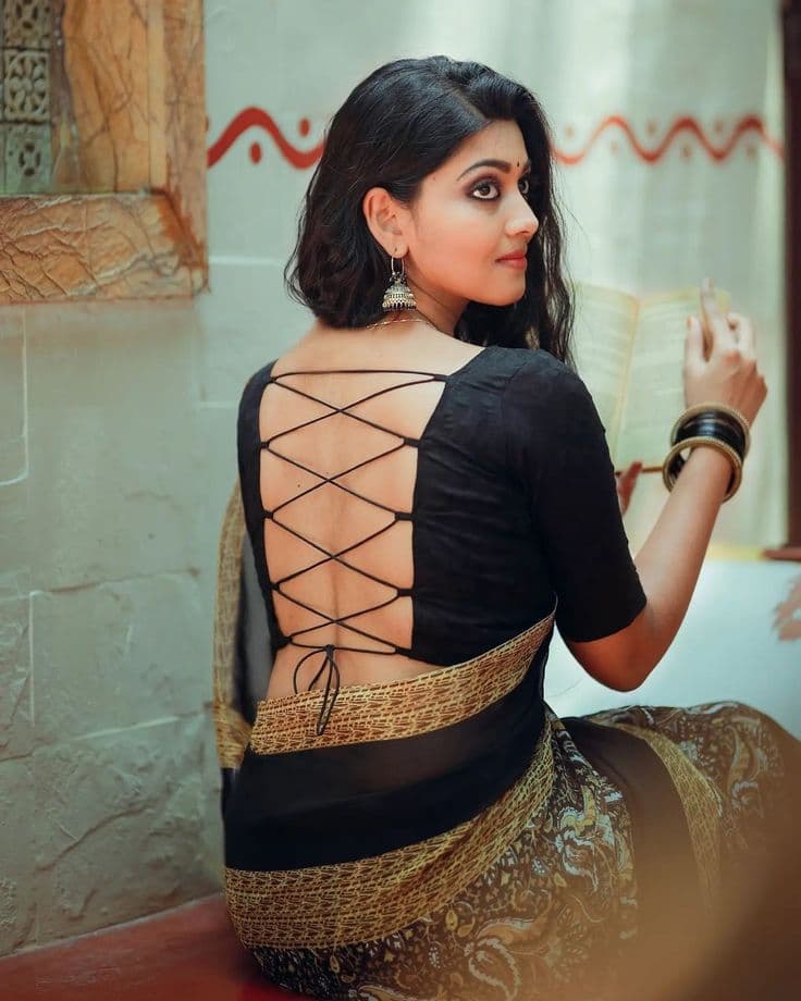 Open Back Blouse