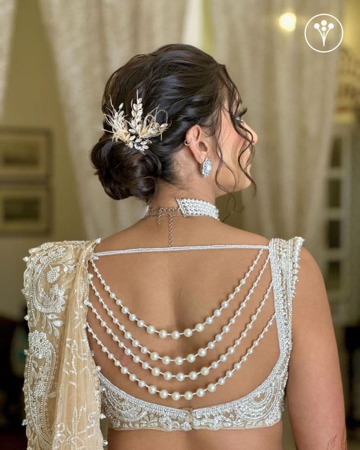 Pearl Back Blouse